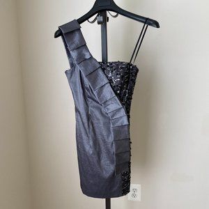 Betsy and Adam One Shoulder Dress